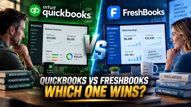 QuickBooks vs FreshBooks (2026): Which Accounting Software Is Right for Your Business?