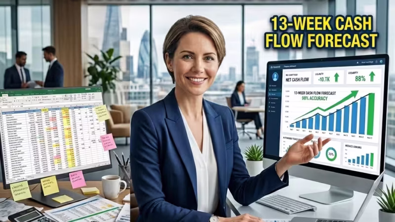 How to Automate a 13-Week Cash Flow Forecast with AI: A Step-by-Step Guide