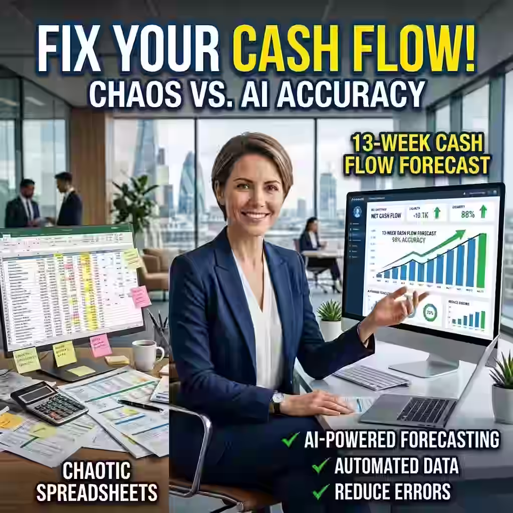 How to Automate a 13-Week Cash Flow Forecast with AI: A Step-by-Step Guide