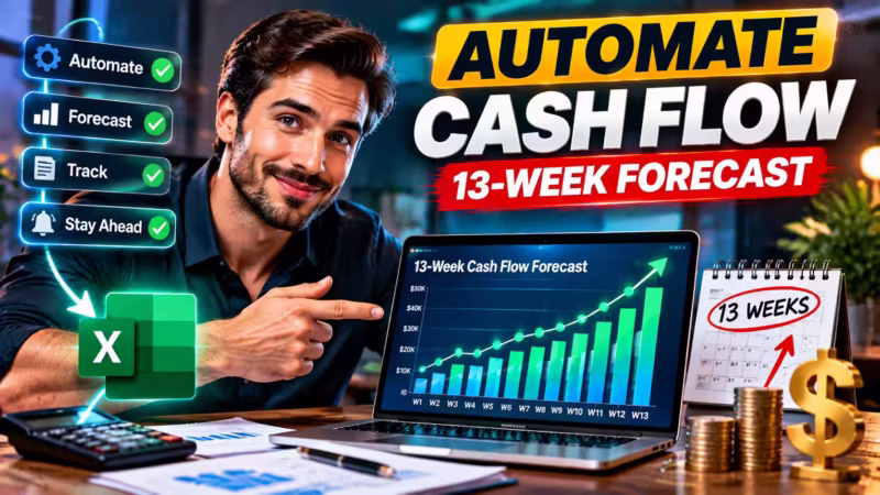 How to Automate a 13-Week Cash Flow Forecast With AI: A Step-by-Step Guide
