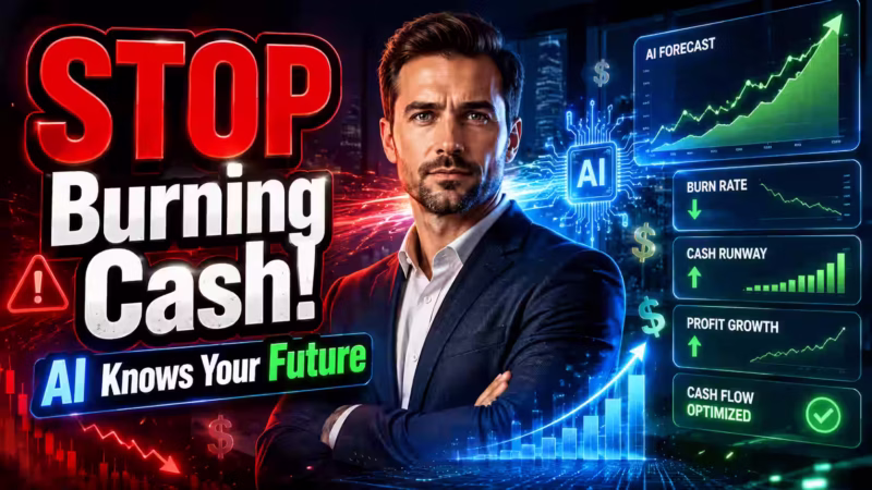 AI Cash Flow Forecasting for SaaS Startups. Fix the Runway Blind Spot