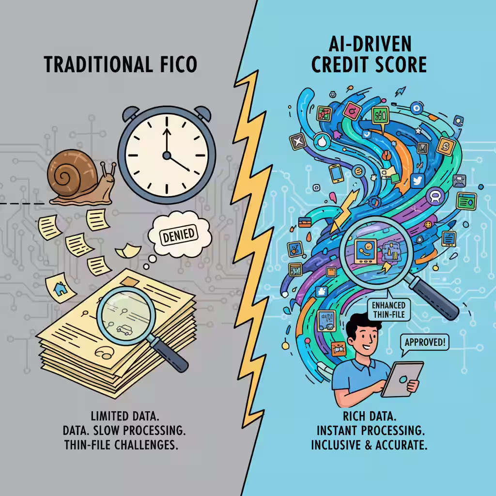 Traditional vs AI Credit Score