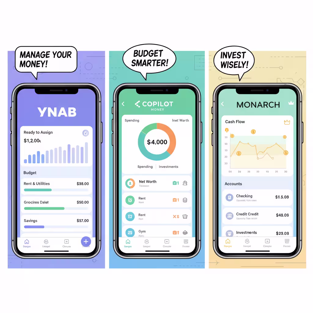 YNAB vs Copilot Money vs Monarch: Which AI Budgeting App Actually Stops You Overspending?