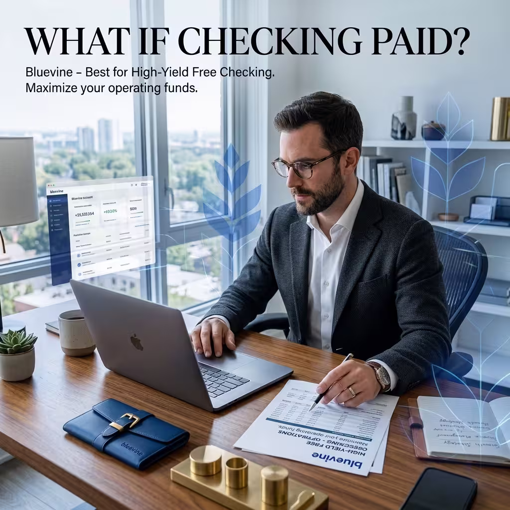 Bluevine's free business bank accounts for freelancers best for high-yield free checking
