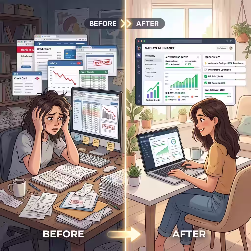 Nadia's Financial Journey - AI Personal Finance