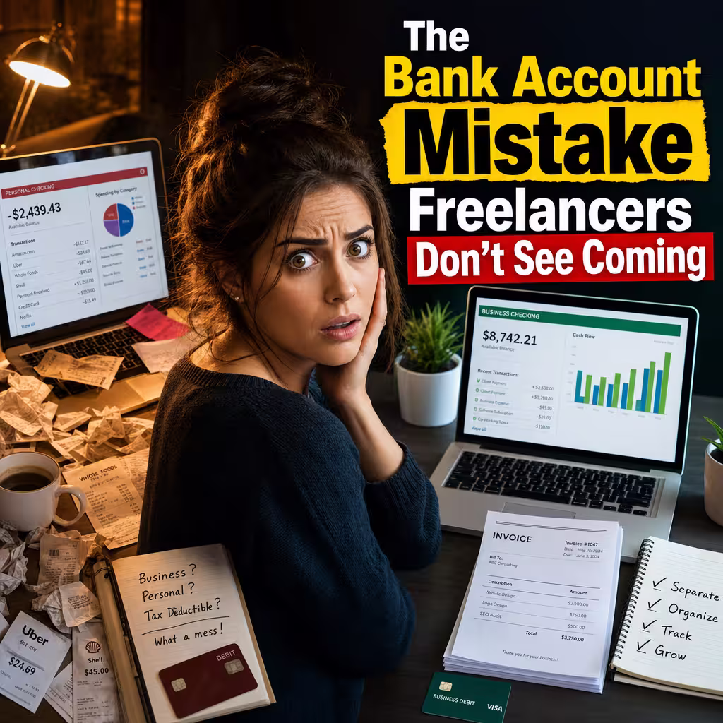 Freelancer Bank Account vs Personal Account: Why Commingling Costs You Money