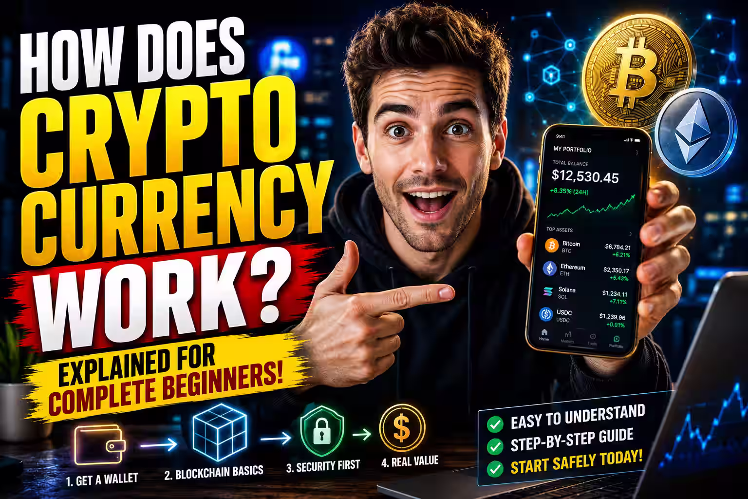 How Does Cryptocurrency Work for Beginners, Step by Step? The Walkthrough Most Guides Skip