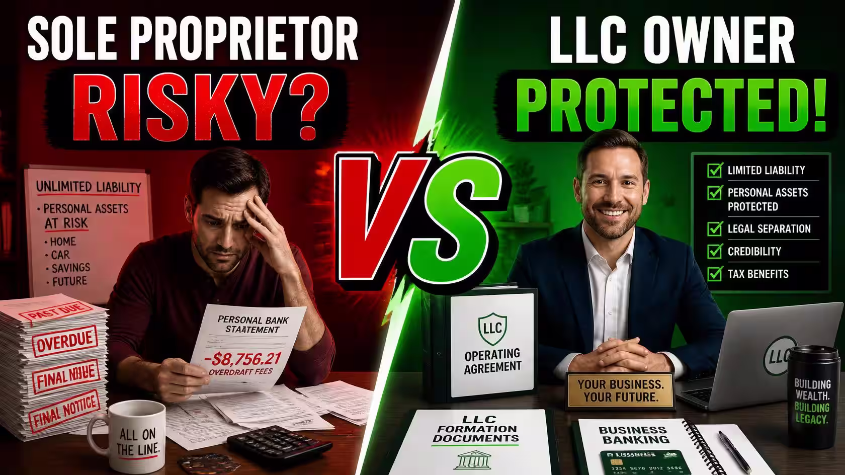 Sole Proprietor vs LLC Bank Accounts: The Hidden Risk Most Freelancers Ignore