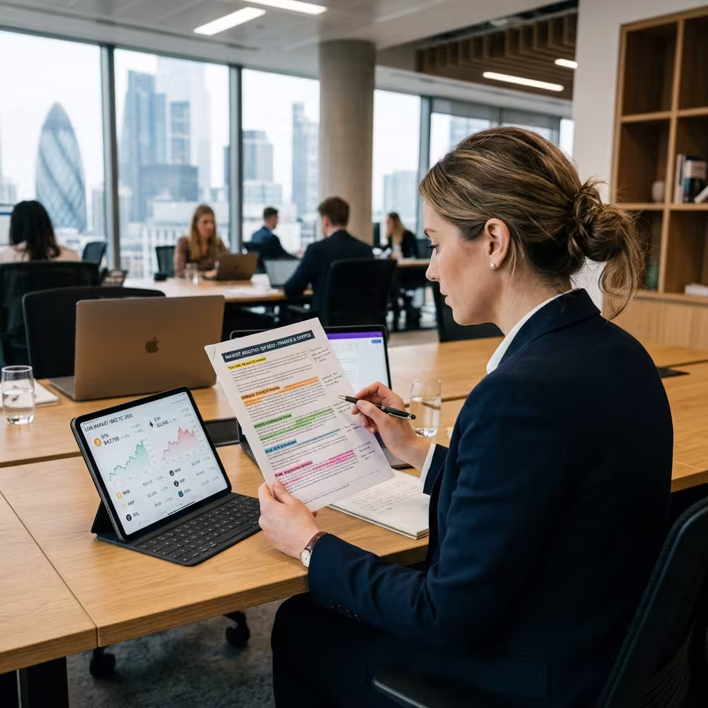 A female fintech analyst evaluating the core drivers of cryptocurrency and contemplating why does cryptocurrency have value.