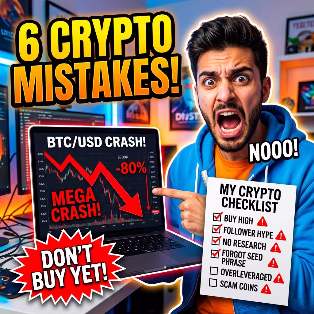 Beginner Crypto Mistakes to Avoid: The Costly Errors New Users Repeat Every Cycle