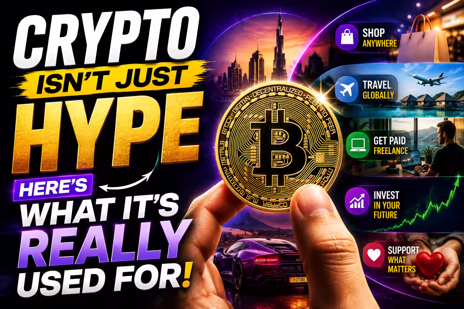 What Is Crypto Used For in Real Life? 7 Real-World Use Cases Beyond Speculation