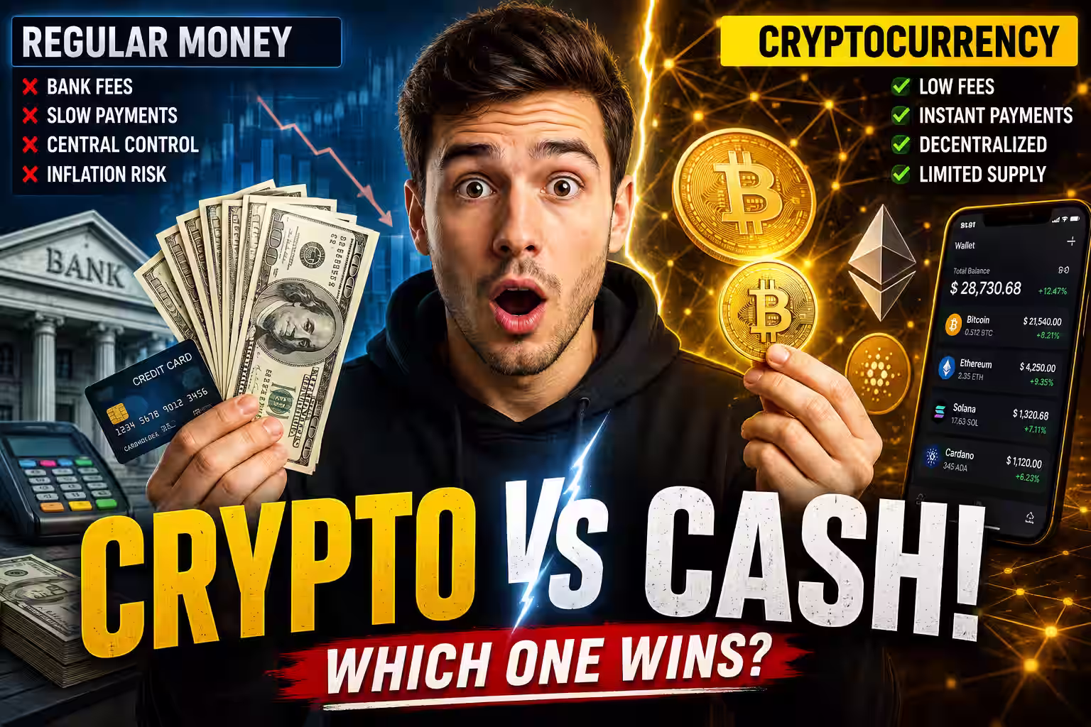 Crypto vs Regular Money for Beginners: What Actually Changes When You Ditch the Bank