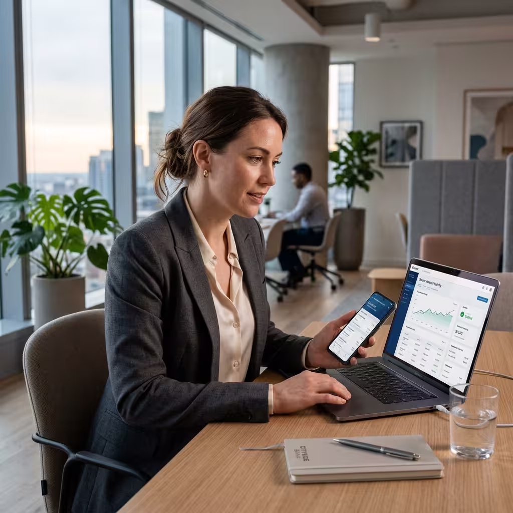 Behavioral biometrics in banking protects a person using a mobile banking app from fraud.