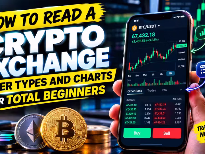 How to Read a Crypto Exchange: Order Types and Charts for Total Beginners